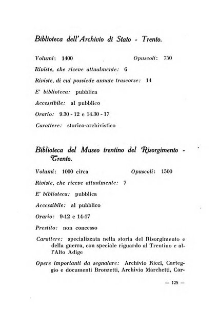 Bollettino bibliografico trimestrale della Venezia Tridentina