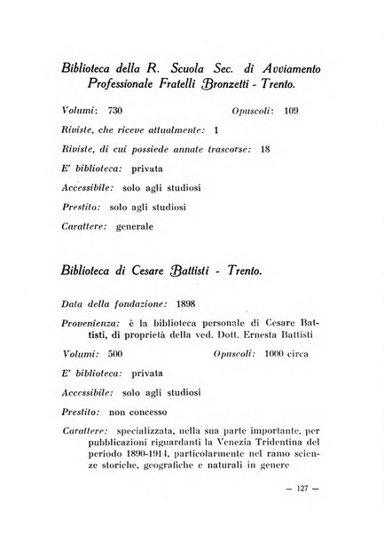 Bollettino bibliografico trimestrale della Venezia Tridentina