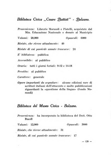 Bollettino bibliografico trimestrale della Venezia Tridentina