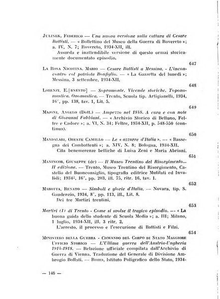 Bollettino bibliografico trimestrale della Venezia Tridentina