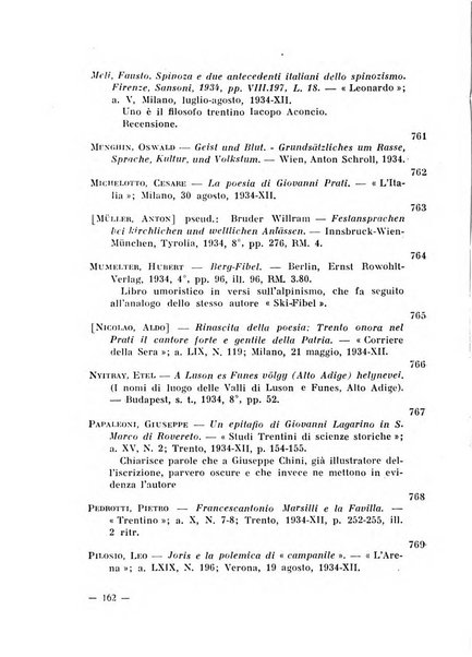 Bollettino bibliografico trimestrale della Venezia Tridentina