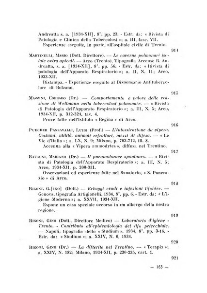 Bollettino bibliografico trimestrale della Venezia Tridentina