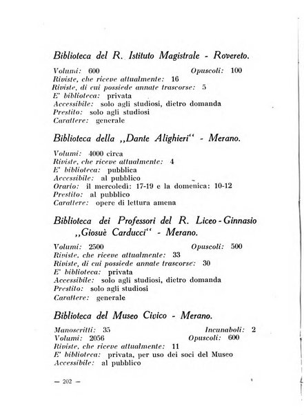 Bollettino bibliografico trimestrale della Venezia Tridentina