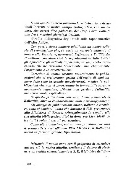 Bollettino bibliografico trimestrale della Venezia Tridentina