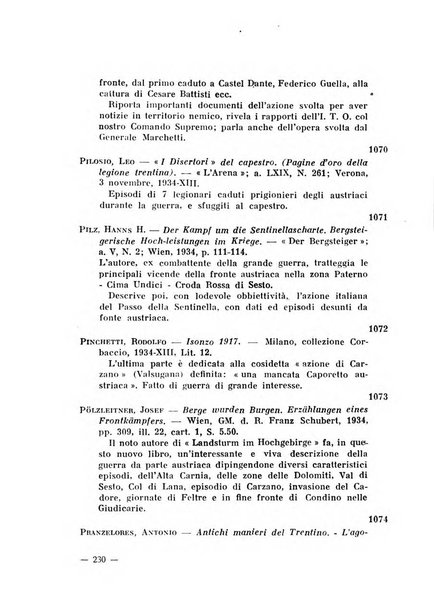 Bollettino bibliografico trimestrale della Venezia Tridentina