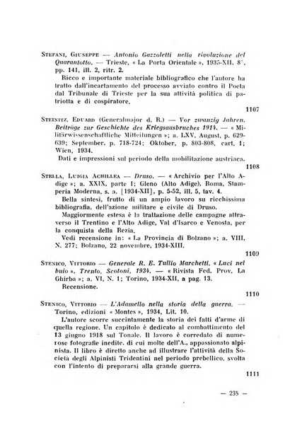 Bollettino bibliografico trimestrale della Venezia Tridentina