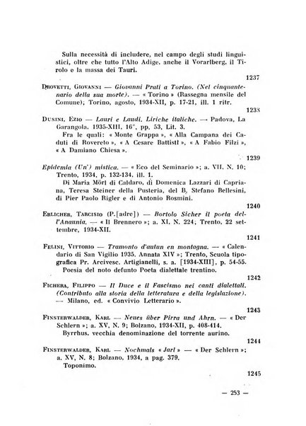 Bollettino bibliografico trimestrale della Venezia Tridentina