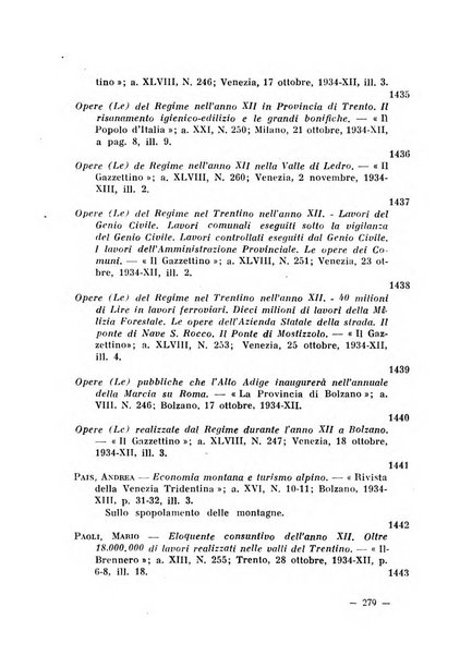 Bollettino bibliografico trimestrale della Venezia Tridentina