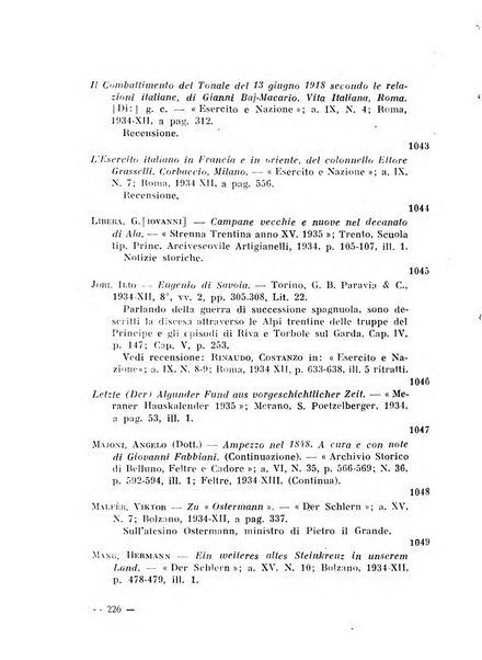 Bollettino bibliografico trimestrale della Venezia Tridentina