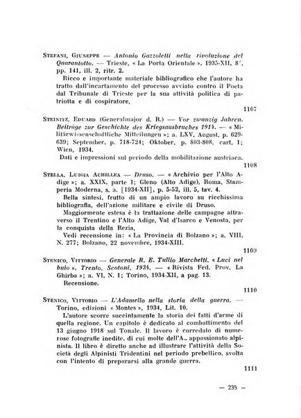 Bollettino bibliografico trimestrale della Venezia Tridentina