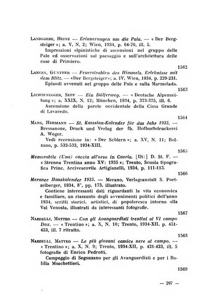 Bollettino bibliografico trimestrale della Venezia Tridentina