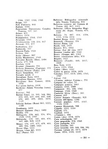 Bollettino bibliografico trimestrale della Venezia Tridentina