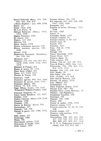 Bollettino bibliografico trimestrale della Venezia Tridentina