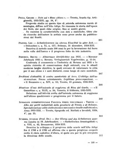 Bollettino bibliografico trimestrale della Venezia Tridentina