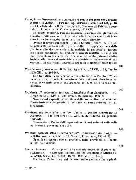 Bollettino bibliografico trimestrale della Venezia Tridentina