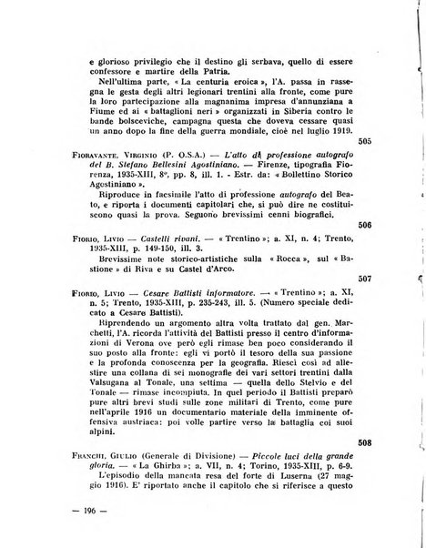 Bollettino bibliografico trimestrale della Venezia Tridentina