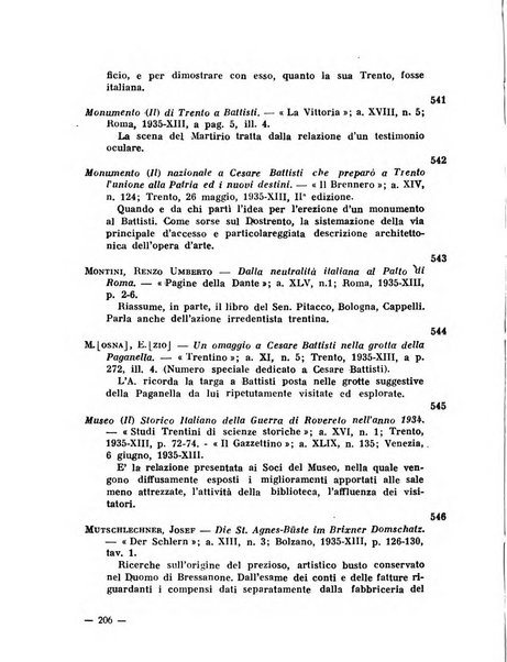 Bollettino bibliografico trimestrale della Venezia Tridentina