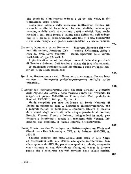 Bollettino bibliografico trimestrale della Venezia Tridentina