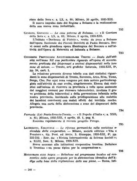 Bollettino bibliografico trimestrale della Venezia Tridentina