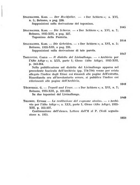 Bollettino bibliografico trimestrale della Venezia Tridentina