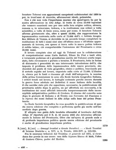 Bollettino bibliografico trimestrale della Venezia Tridentina