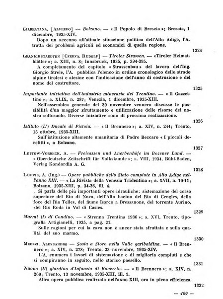 Bollettino bibliografico trimestrale della Venezia Tridentina