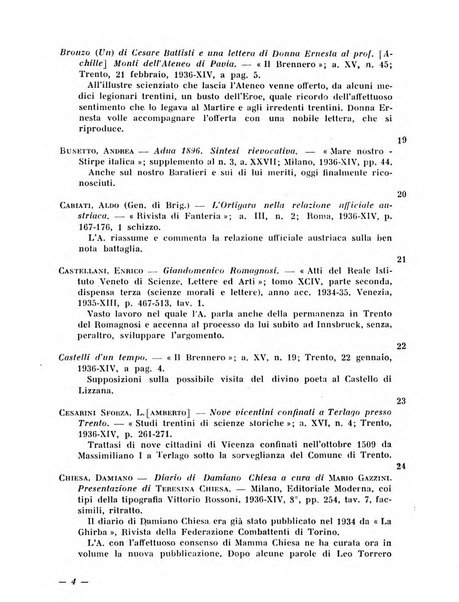 Bollettino bibliografico trimestrale della Venezia Tridentina