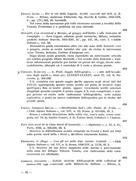 Bollettino bibliografico trimestrale della Venezia Tridentina