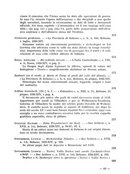 Bollettino bibliografico trimestrale della Venezia Tridentina