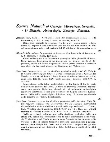 Bollettino bibliografico trimestrale della Venezia Tridentina