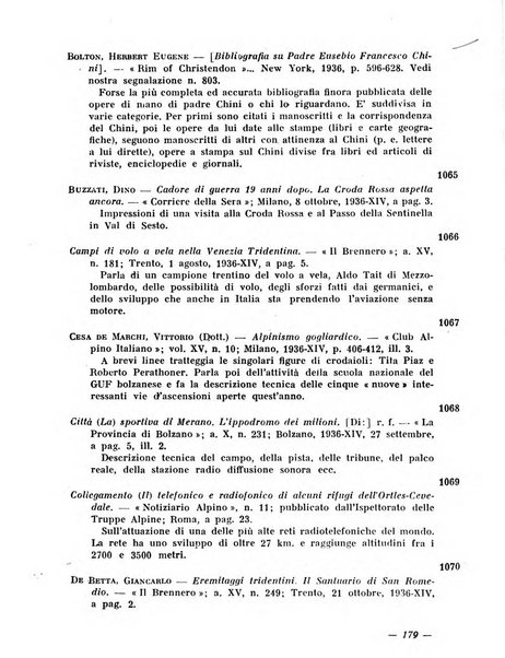 Bollettino bibliografico trimestrale della Venezia Tridentina