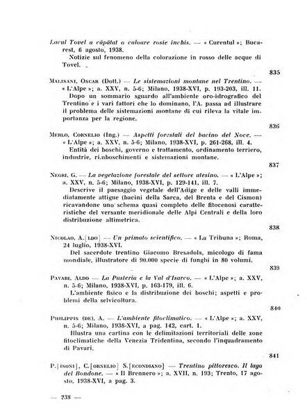 Bollettino bibliografico trimestrale della Venezia Tridentina