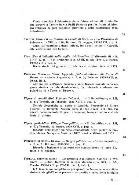 Bollettino bibliografico trimestrale della Venezia Tridentina