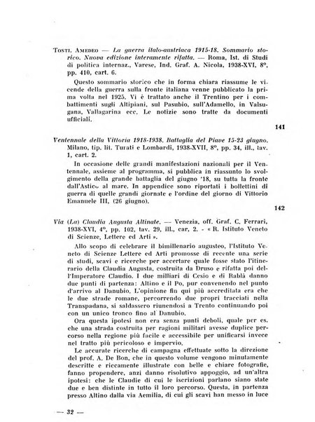 Bollettino bibliografico trimestrale della Venezia Tridentina