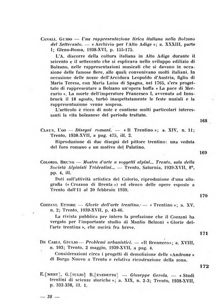 Bollettino bibliografico trimestrale della Venezia Tridentina