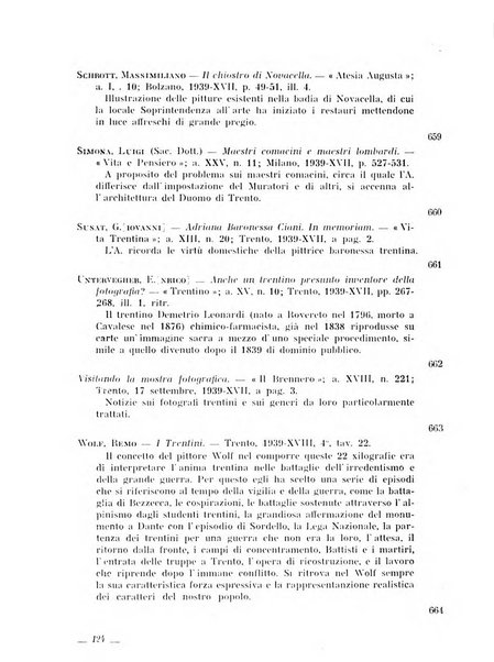 Bollettino bibliografico trimestrale della Venezia Tridentina