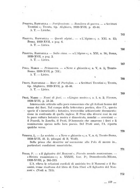 Bollettino bibliografico trimestrale della Venezia Tridentina