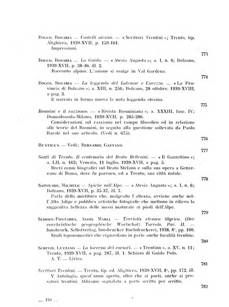 Bollettino bibliografico trimestrale della Venezia Tridentina