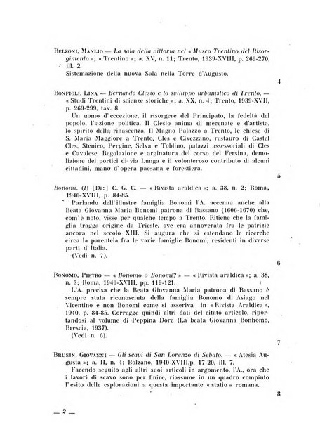 Bollettino bibliografico trimestrale della Venezia Tridentina