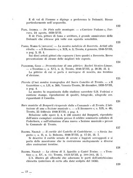 Bollettino bibliografico trimestrale della Venezia Tridentina