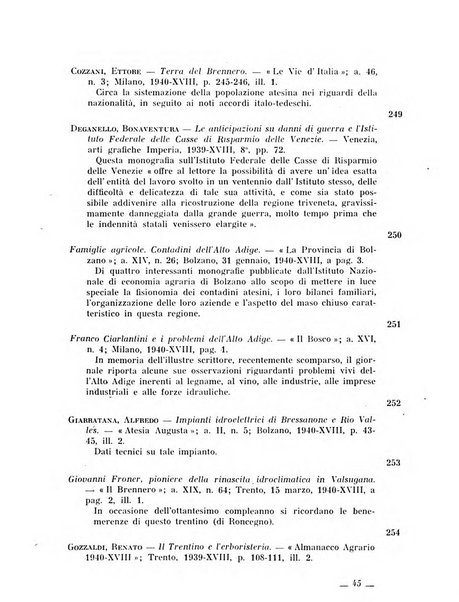 Bollettino bibliografico trimestrale della Venezia Tridentina