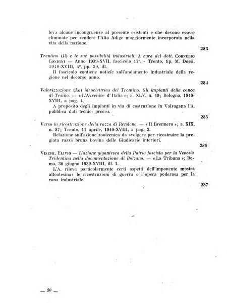 Bollettino bibliografico trimestrale della Venezia Tridentina