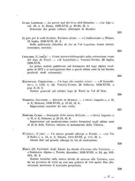 Bollettino bibliografico trimestrale della Venezia Tridentina