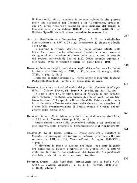 Bollettino bibliografico trimestrale della Venezia Tridentina