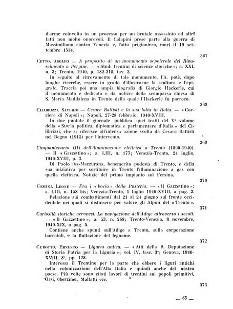 Bollettino bibliografico trimestrale della Venezia Tridentina