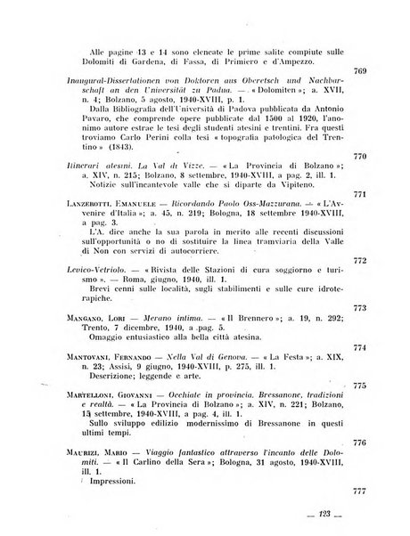 Bollettino bibliografico trimestrale della Venezia Tridentina