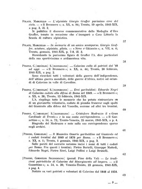 Bollettino bibliografico trimestrale della Venezia Tridentina