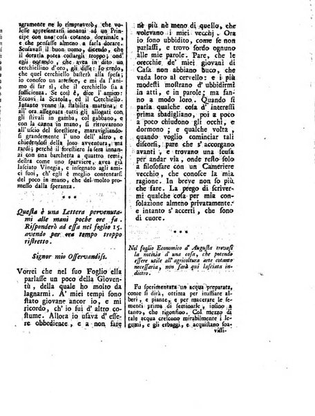 Gazzetta veneta che contiene tutto quello, ch'è da vendere, da comperare, da darsi a fitto, le cose ricercate, le perdute, le trovate, in Venezia, o fuori di Venezia, il prezzo delle merci, il valore de' cambj, ed altre notizie, parte dilettevoli, e parte utili al Pubblico