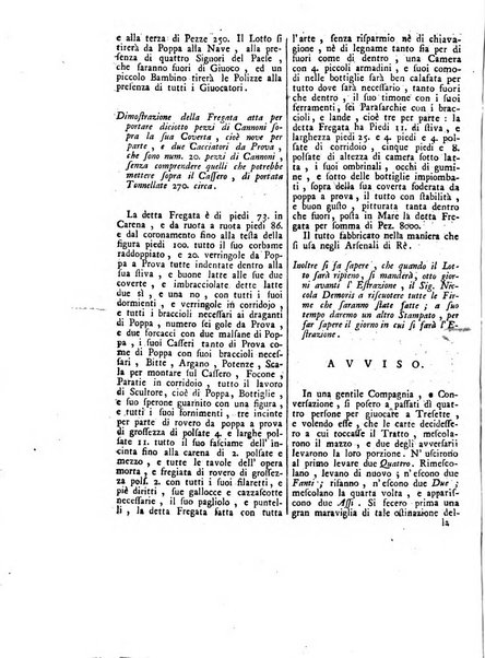 Gazzetta veneta che contiene tutto quello, ch'è da vendere, da comperare, da darsi a fitto, le cose ricercate, le perdute, le trovate, in Venezia, o fuori di Venezia, il prezzo delle merci, il valore de' cambj, ed altre notizie, parte dilettevoli, e parte utili al Pubblico