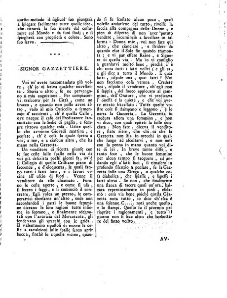 Gazzetta veneta che contiene tutto quello, ch'è da vendere, da comperare, da darsi a fitto, le cose ricercate, le perdute, le trovate, in Venezia, o fuori di Venezia, il prezzo delle merci, il valore de' cambj, ed altre notizie, parte dilettevoli, e parte utili al Pubblico